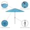 Pure Garden 10-Foot Outdoor Tilting Patio Umbrella, Blue 50-100-B - alternate 3